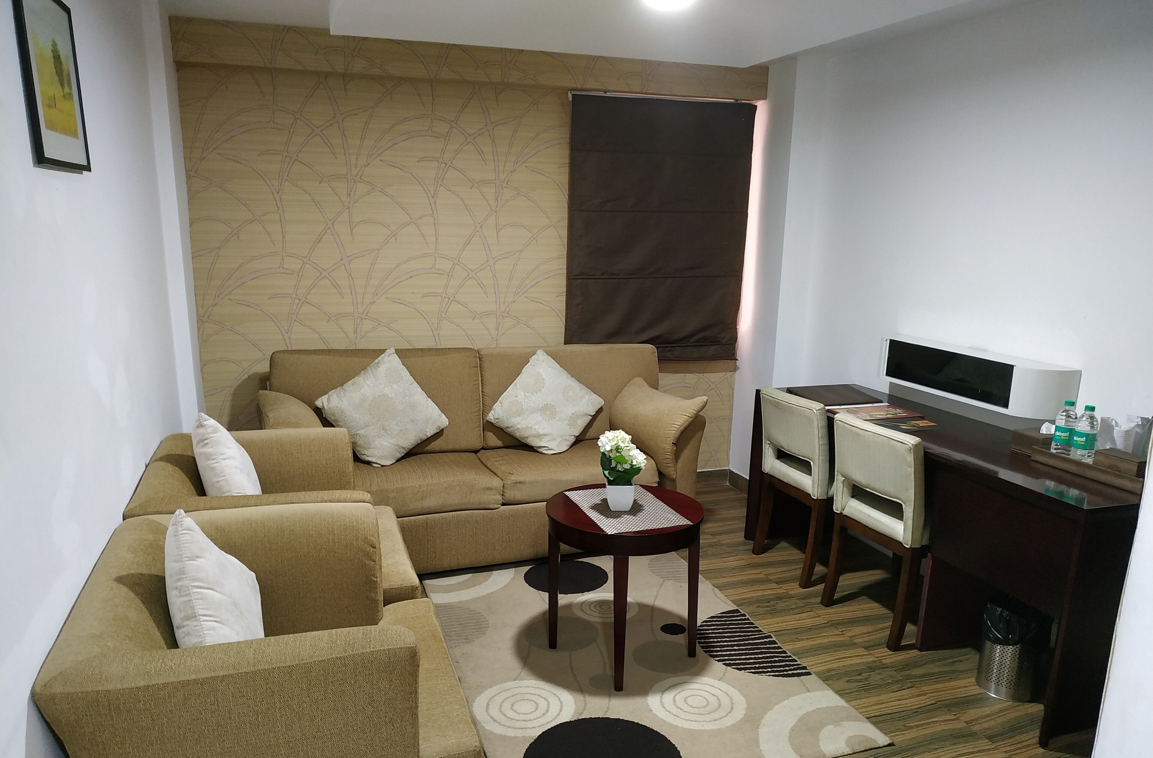 elite deluxe room | premium bedding, in-room safe, desk, soundproofing