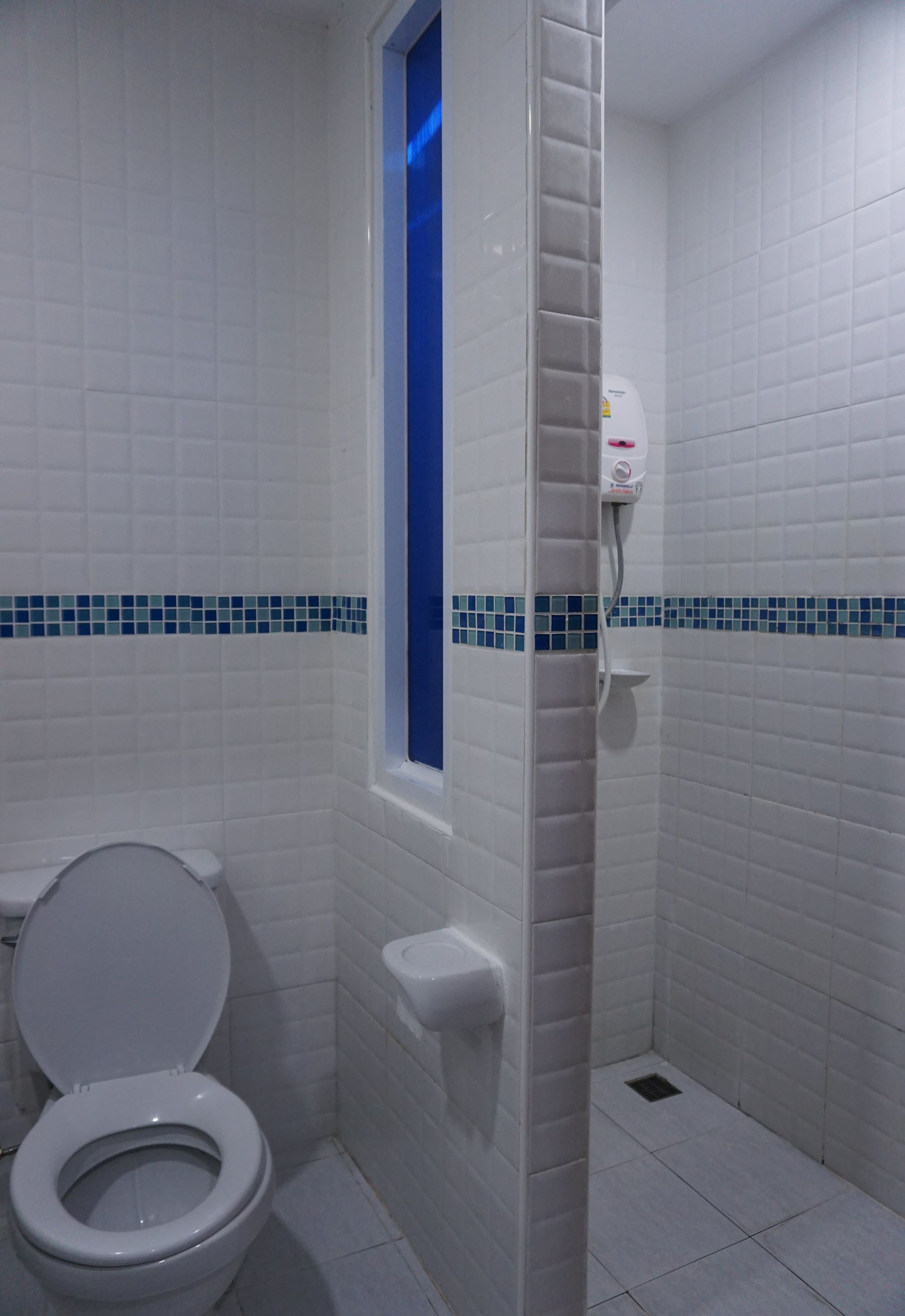 shower, bidet, towels