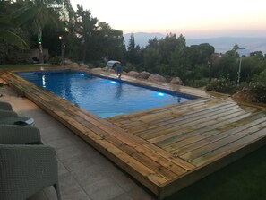 Deluxe Suite, 1 King Bed (with pool) | Terrace/patio