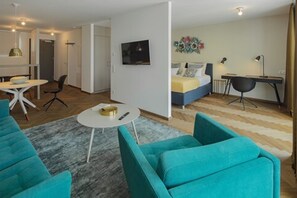 Suite Exclusive, 1 camera da letto | Biancheria da letto di alta qualità, una cassaforte in camera