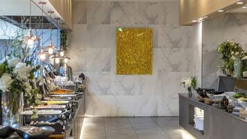 Colazione a buffet, servita tutte le mattine (15000 KRW a persona)