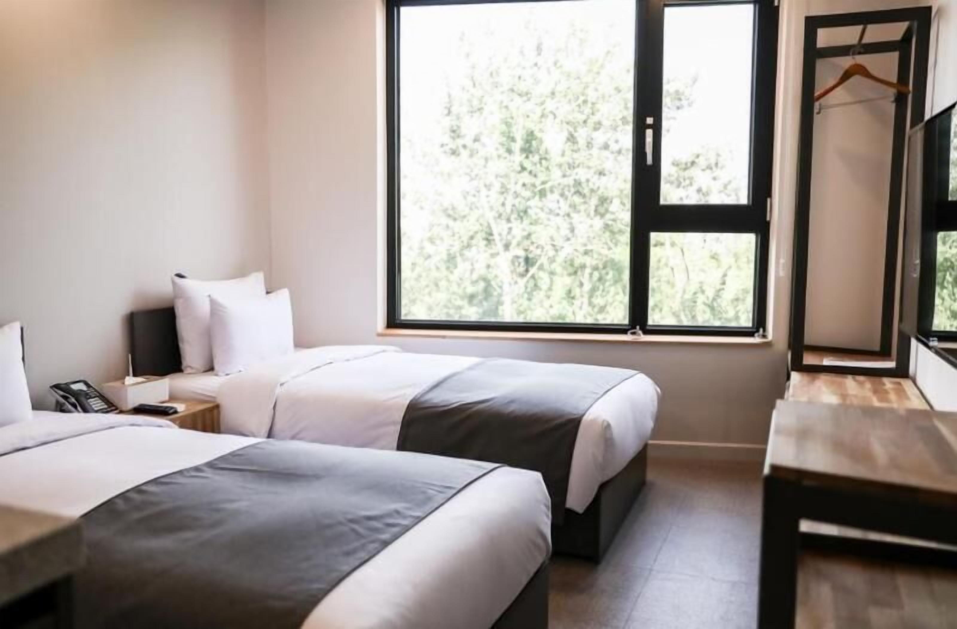 Premium bedding, down duvets, in-room safe, individually decorated