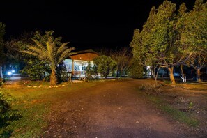 Front of property – evening/night