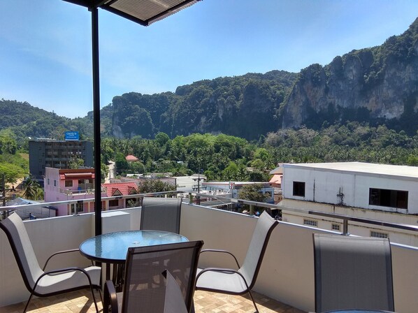 Blick auf die Berge