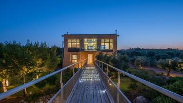 Front of property – evening/night