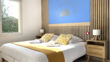 Ropa de cama hipoalergénica, sistema de insonorización y wifi gratis