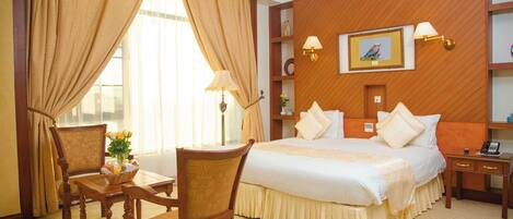 Egyptiska bomullslakan, sängtillbehör av högsta kvalitet och duntäcken