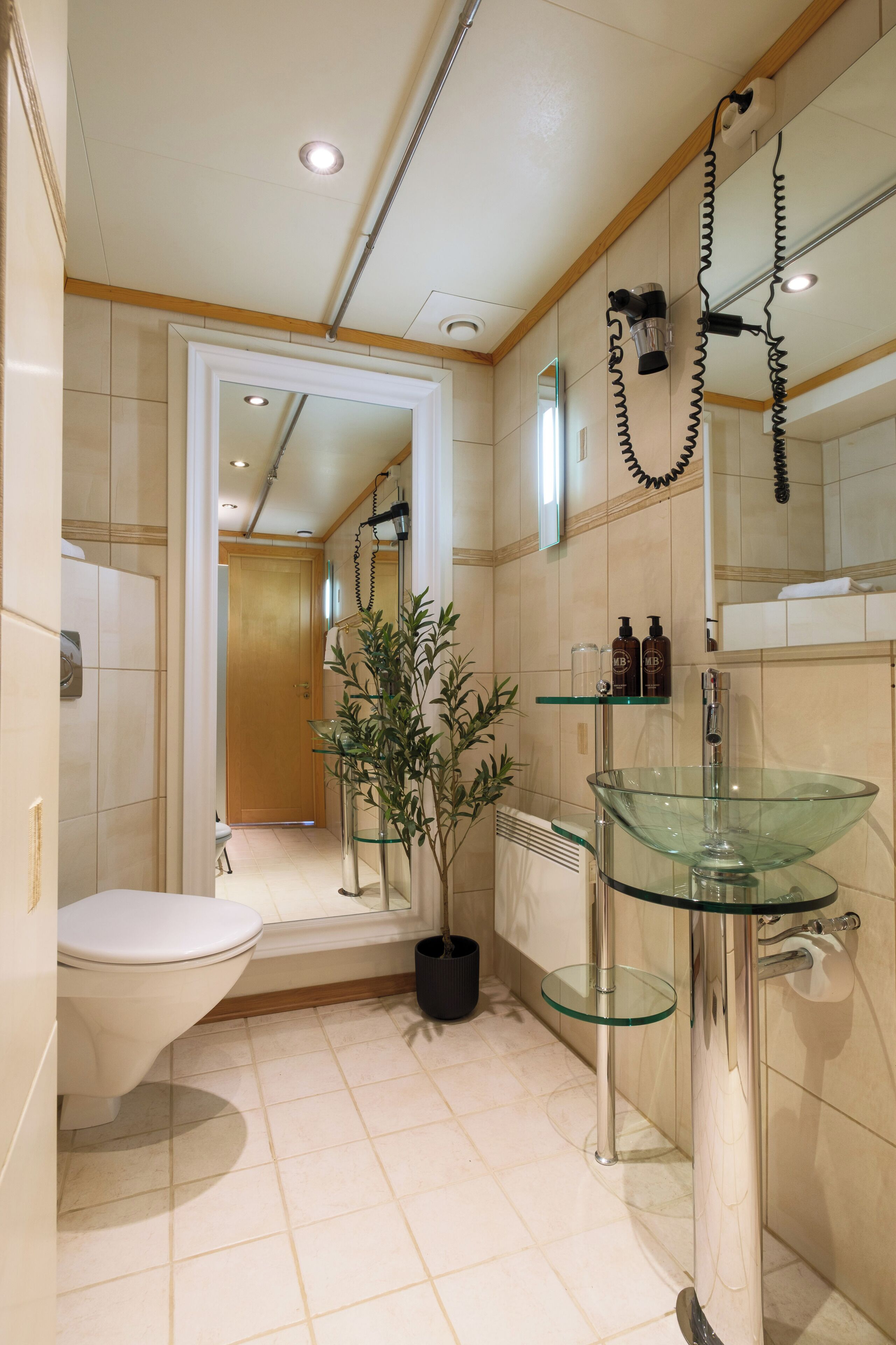 deluxe suite, 1 king bed, sea view | bathroom | shower, hair dryer, towels, soap