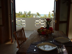 Panoramic Apartment, 1 Bedroom, Pool Access | In-room dining