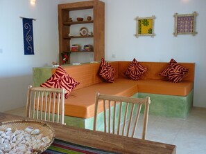 Panoramic Apartment, 1 Bedroom, Pool Access | Living room - Kamili View Apartment in Zanzibar (Kiwengwa)