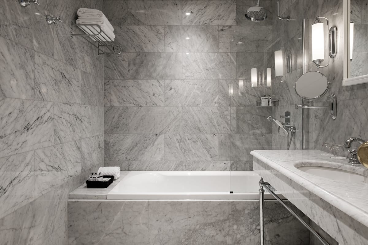 free toiletries, bathrobes, slippers, towels