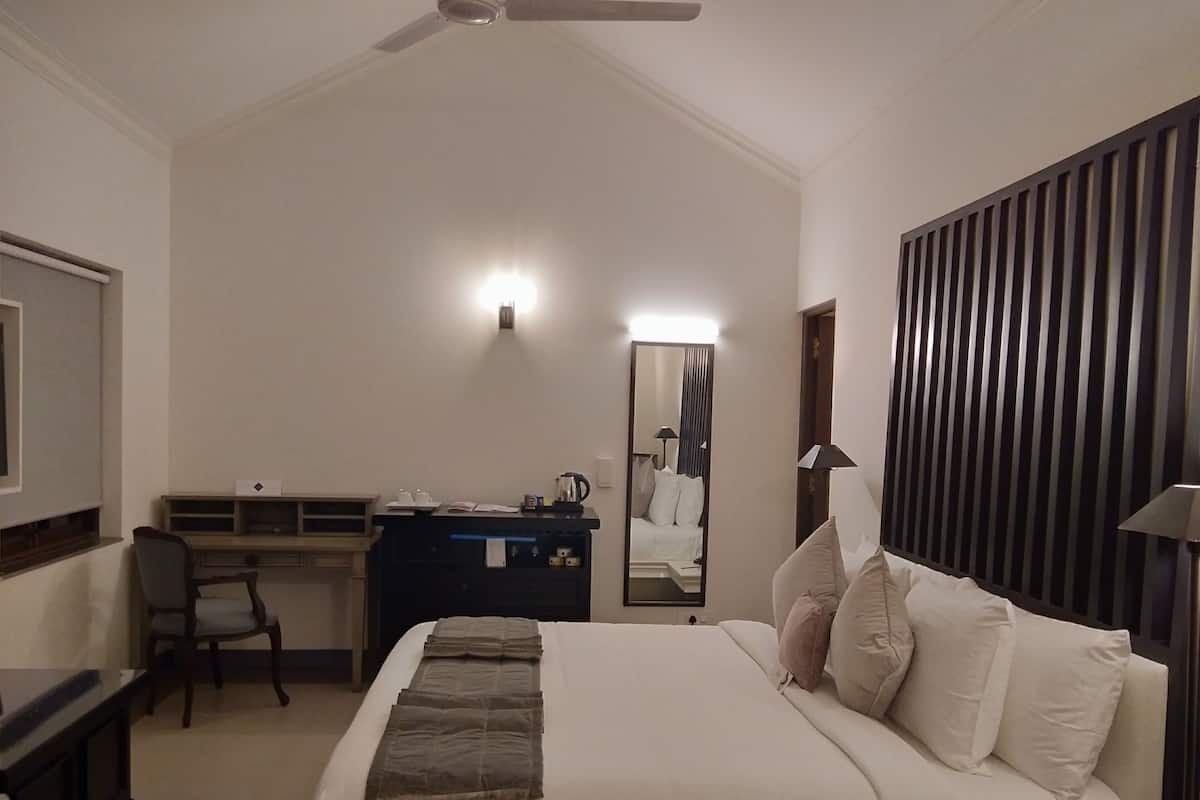 Deluxe Double Room | Minibar, in-room safe, desk, iron/ironing board