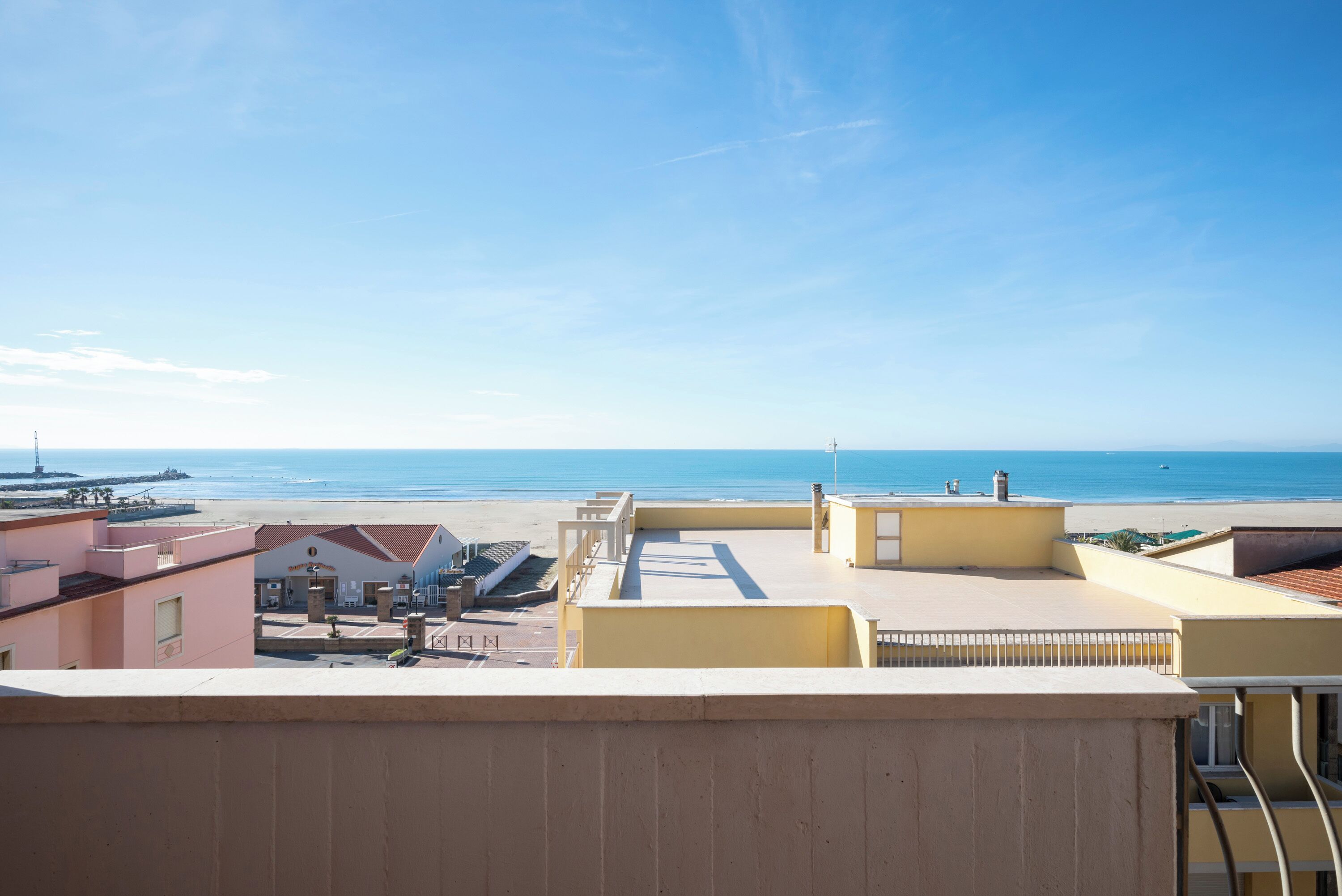 Superior-Suite, 1 Queen-Bett und Schlafsofa, Balkon, Meerblick | Ausblick vom Zimmer