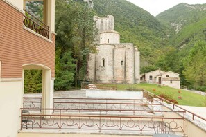 Superior Double or Twin Room, Balcony, River View | Balcony view - Hotel Terme di Frasassi (Genga)