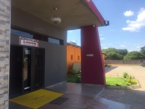 Entrada de l'allotjament