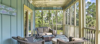 Charming Island House - PRIVATE HEATED POOL! Great for birding! 