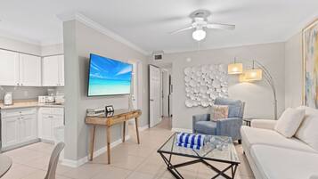 TV, DVD player, stereo, offices