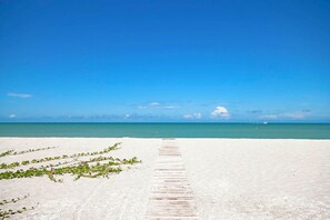 On the beach
