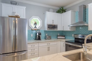 Microwave, oven, dishwasher, toaster