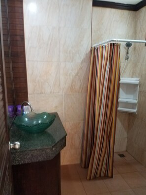 Towels, soap, toilet paper