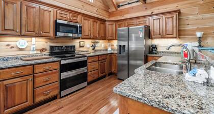 Hermosa Log Cabin ubicado en Rock Island Shores