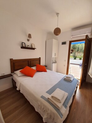 Standard Double Room, 1 Double Bed, Mountain View | Premium bedding, individually furnished, soundproofing, bed sheets - Artolive Datca (Datça)