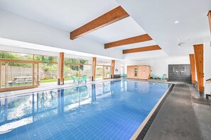 Pool - This fantastic pet friendly,  contemporary property features a south-west facing balcony off the mas (Looe)