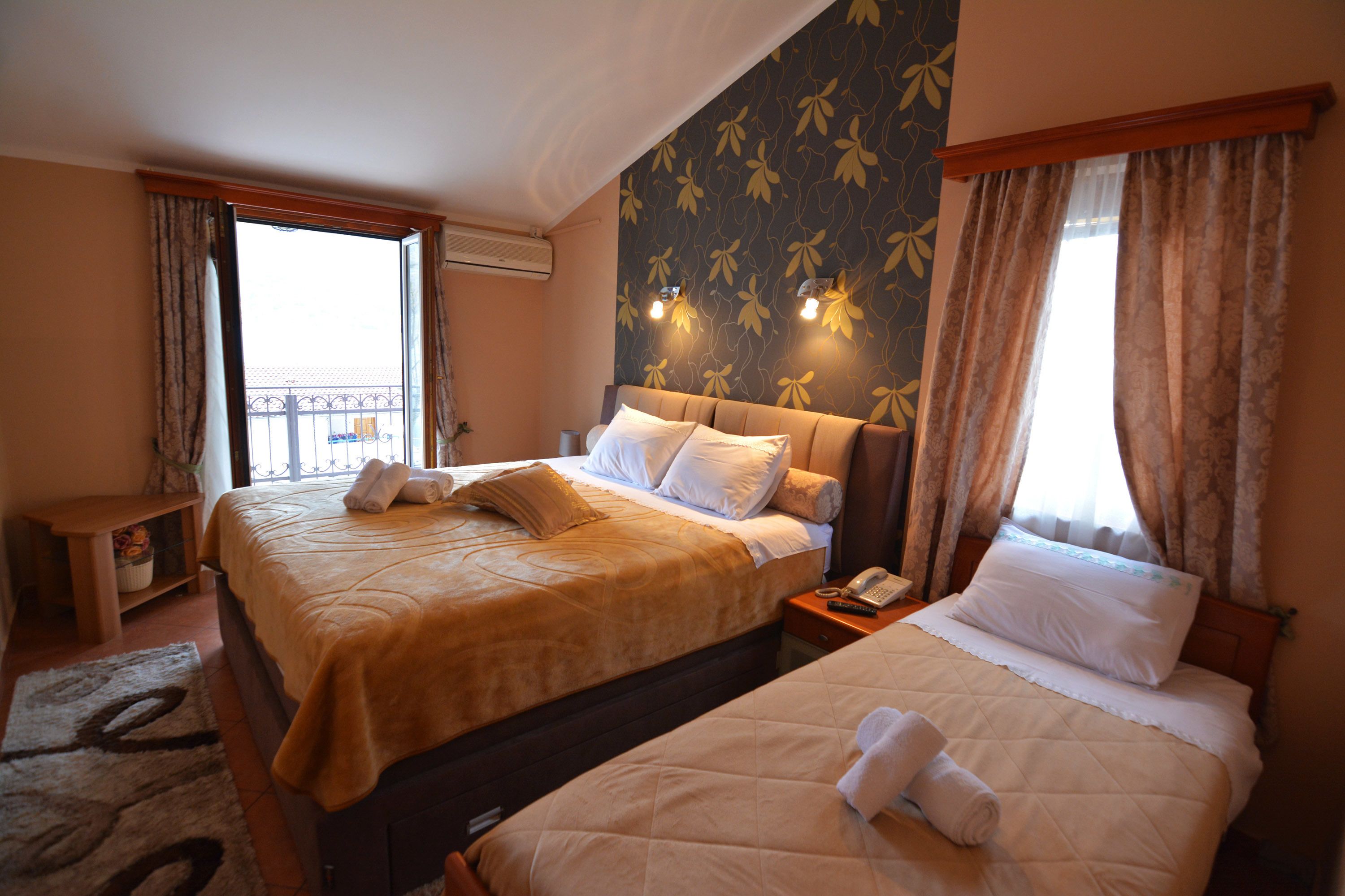 Apartment, 1 Bedroom, Terrace, Sea View | 1 bedroom, in-room safe, desk, iron/ironing board