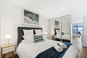 1 slaapkamer, pillowtop-bedden, een strijkplank/strijkijzer, gratis wifi