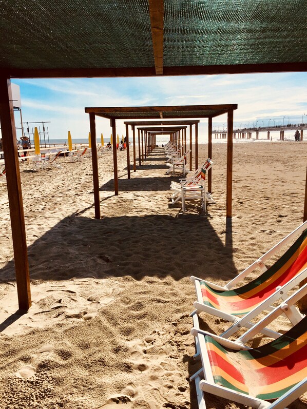 Beach nearby, beach towels
