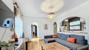 Fernseher, Kamin