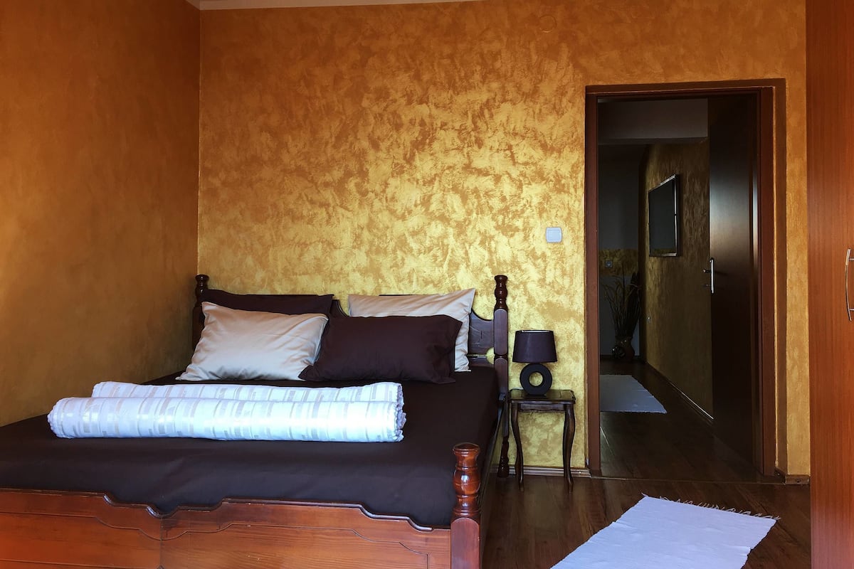 Apartment, 1 Bedroom, Terrace, Sea View | 1 bedroom, desk, soundproofing, iron/ironing board
