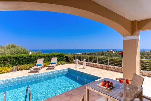 Carme Villas - Two Bedroom Villa with Private Pool & Sea View, Carme Villas Crete