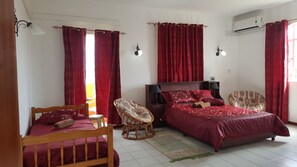 1 bedroom, iron/ironing board, free Internet, bed sheets - Rent self catering flat 250 m to Trou aux biches and 500m to MonChoisy beach (Trou-aux-Biches)