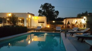 Outdoor pool, a heated pool - Luxury Villa In Split, Few Minutes To Center, Beaches, Shopping, Sport Courts (Split)