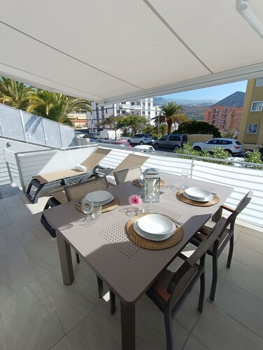 Idaira III new spacious apartment with private garage and beach walking distance