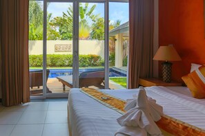 2 bedrooms, iron/ironing board, free WiFi, bed sheets - ⭐️⭐️⭐️⭐️⭐️ 5 Islands two bedroom Poolvilla, 100 meters to beach (Koh Samui)