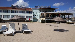 Private beach