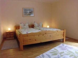 2 chambres, draps fournis