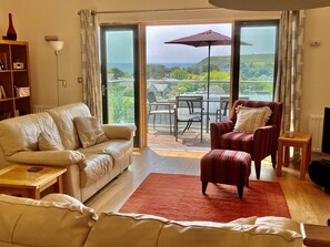 Una televisión, un reproductor de DVD, un futbolín, libros