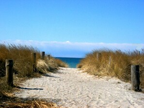 Tæt på stranden