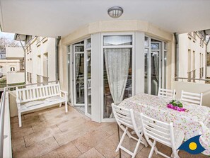 Outdoor dining - Villa Rosengarten Whg. 33 - Villa Rosengarten Whg. 33 (Heringsdorf)