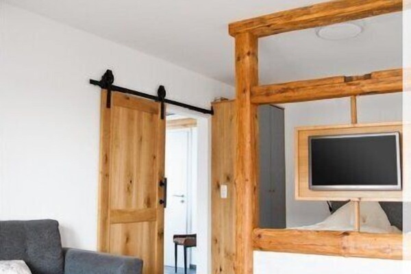Ferienwohnung Kräuterstube mit großem Balkon-Kräuterstube Wohnzimmer