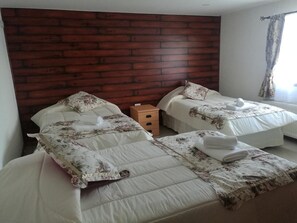 Standard Triple Room, 3 Single Beds, Private Bathroom | Free WiFi, bed sheets - JC Hotel (Natales)