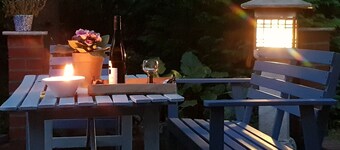 Between forest and lake ...