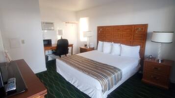 Premium Room, 1 King Bed, Accessible, Refrigerator & Microwave | Desk, blackout curtains, free WiFi, bed sheets