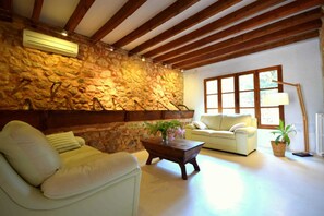 Fernseher, Kamin