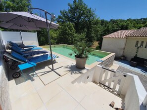 Property grounds - LES LAVANDINES HOUSE FOR 6 PEOPLE WITH SWIMMING POOL - LES GORGES DU VERDON (Montagnac-Montpezat)