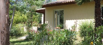  T2 houses, 4pers full nature, calm and quiet place, beach 5mn walk 