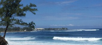 Charmerende udhus med stor skyggefuld terrasse i privat have